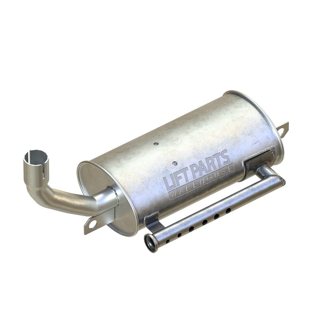 23202-30202 Muffler with Tail Pipe for TCM - Lift Parts Warehouse
